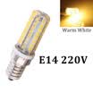 E14 lámpara LED SMD2835 220 V LED Bombilla de maíz 32 48 64 72 LED vela luz LED para el hogar decoración