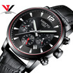 NIBOSI Sport Watches for Men Waterproof Analog Quartz Mens Wristwatch Clock Man Montre Homme Big Men Watches Military Army Saat