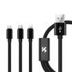 Kingsheng CP301K multi-function one-to-three mobile phone data cable charging cable Micro USBLightningType-c