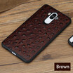 Genuine Leather Phone Case For Huawei Mate 9 Pro Ostrich Texture Back Cover For Mate 10 P9 P10 Plus Cases