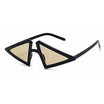 SHAUNA Unique Women Triangle Sunglasses Fashion Men Clear Frame Pink Yellow Glasses Summer Styles UV400