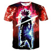 Mens Casual Short Sleeve Printed T Shirt 3D Dargon Ball Z T Shirt Tops