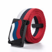 Men Fashion Fashion&leisure stripe Tactical canvas Belt