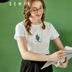 Semir Womens Casual Embroidered Short Sleeve T-Shirt