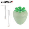 TOMNEW 3 in 1 Mini Cool Mist Humidifier USB 180ML Ultrasonic Cute Diffuser LED Light with USB Fan&LED Lamp for Home or Car