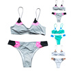 Women Bikini Push-Up Padded Bra Bandage Swimsuit Beachwear Swimwear Bathing
