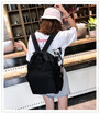 2018 Japan Fashion Nylon Backpack for Girls Travel Solid Color Multi-functional Academic Student Rucksack Mochila Feminina