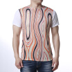 Mens Short Sleeve Printed Round Neck T-Shirts