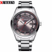 Curren 8246 Luxury Brand Strap Mens Quartz Fashion Casual Dress Wristwatch Date Display Analog