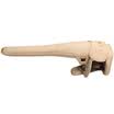 Armor integrated long tail clip GH-L-80- beige car lock anti-theft lock steering wheel lock super B-class blade lock core