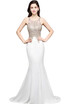 Long Sparkle Women Elegant Sleeveless Mermaid Evening Dresses Bridesmaid Party Gown Dress