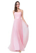 Hot Pink Long A-line Evening Party Prom Dress Pageant Bridesmaid Formal Gown Elegant