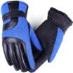 Bovnik más fleece guantes masculinos invierno guantes cálidos motocicleta a prueba de viento montar en bicicleta guantes de montar a caballo azul
