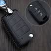 Che Dapin Volkswagen Key Bag Leather Key Case Golf 7 Jia Lu Ling Ling Touran Way Ang Tiguan L Old Magotan Car Keychain Black