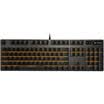 Rapoo V500PRO single light version 104 key backlight mechanical keyboard game keyboard eat chicken keyboard computer keyboard notebook keyboard black red axis