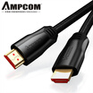 AMPCOM HDMI cable version 20 2k4k digital HD line 075 meters engineering grade notebook projector set-top box TV cable AMGC20BK075 black