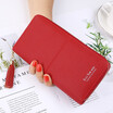 2018 New Style Simple Casual Lady Wallet Purse Two Fold Long Zipper Horizontal Handbag