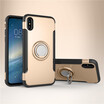 Apple Iphone X Armor Car Magnetic Suction Ring Bracket Silicon TPU Hard PC Phone Case