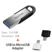 SanDisk 30 USB Flash Drive 128GB 64GB 32GB 16GB ULTRA FLAIR Memory Stick Pen Drives Pendrive Flashdisk U Disk for Computer