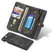 Iphone 78X Luxury Leather Commerce Multi-function Detachable Wallet Card Clip Cover Phone case