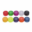 MOOER 10pcs Footswitch Topper Protector Colorful Plastic Bumpers for Guitar Effect PedalRandom Color Delivery