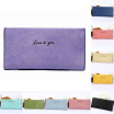 New Woman Long Section Wallet Korean Leather Wallet Matte Bag Purses