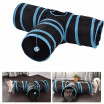 Cat Tunnel - Collapsible 3 Way Play Toy - Tube Fun for Rabbits Kittens And Dogs