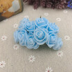 50PCS lot 3cm Mini PE Foam Rose Artificial Flower Heads For Home Decorative Wreaths Supplies Wedding Party Dly Crafts Decoration