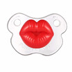New Fashion Lovely Cute Infant Baby Kid Pacifier Silicone Child Soother Nipple Red Lip Style