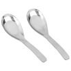 Faulkman Fackelmann 2 pieces made of stainless steel Chinese style spoon flat scoop trumpet 810222