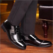 Mens business casual formal workplace leather shoes hot selling shoes brown black lacing shoes