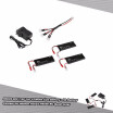 3pcs H502S-002 74V 15C 610mAh Lipo Batteries with 3 in 1 Battery Charger for Hubsan X4 H502S H502E RC Quadcopter