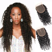 WYF Malaysian Virgin Hair Curly Wave 3 Bundles with Closure 100 Unprocessed Human Hair