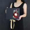 Regalo del día del profesor de la caja de regalo de la bufanda de la rosa roja de Yuan Yuan del profesor para enviar al profesor a enviar a su esposa regalo creativo del regalo del día de tarjeta del día de San Valentín
