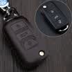 Che Dapin Volkswagen Funda para llaves Estuche para llaves de cuero Lavanda Pista de carreras Rui Teng Langhang Baolai Jetta Santana Polo Tiguan l Way Ling Dúo Mai Teng Passat Llavero para automóvil Marrón