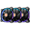 Tart Thermaltake Riing 12cm RGB Manual Set Chassis Fan 256 colors three fans hydraulic bearings enhanced damping system mute technology
