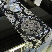 Free Shipping 30180cm Europe Style Table Runner Hot Silver Home Decoration Tablecloth Embroidery Cloth Hotel Villa Wedding