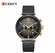 CURREN Luxury Brand Men Sport Watches Mens Digital Quartz Clock Stainless Steel Waterproof Wrist Watch relogio masculino 8313