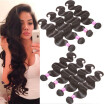 Glary Indian Virgin Human Hair Body Wave 4 Bundles Indian Body Wave 100 Unprocessed Hair Weave Bundles Human Hair Natural Black