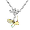 Butterfly Necklaces For Women Crystal from Austrian High Quality Necklace Pendants 2018 New Arrival Fashion Jewelry 8437