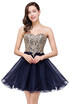 Short Beaded Homecoming Cocktail Dress Prom Evening Party Pageant Gown Bridesmaid Dresses