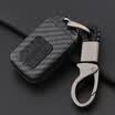 Huashi Honda key case Honda Accord New Civic Jedd URV Fit XRV Crown Road CRV Binzhi Feng Fan Ling send car key bag set black section -D section smart four button