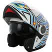 YOHE 950 eternal double lens electric motorcycle helmet full face helmet men&women summer sunscreen half-covered face helmet white yellow blue flying XL code