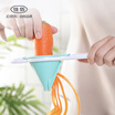 Jiayi kitchen multi-function chopper creative spiral funnel wire cutter rotating hourglass cutter cutting vegetable grater