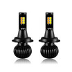 2PCS car LED front fog light highlight yellow white light two-color LED modified headlights H1H3H7H8H4