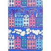 Guangbo GuangBo 120 A5 Creative Notebook Hard Face Pocket Notepad Office Supplies Small Town Story Red FB60449