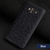 Genuine Leather Phone Case For Huawei Mate 9 10 Ostrich Texture Back Cover For P9 P10 Plus Cases