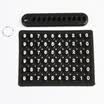 Huashi mobile phone number listing anti-lost card number card car keychain shell bag pendant black
