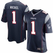 Mens New England Patriots Tom Brady Nike WhiteNavy Blue Game Jersey