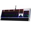 Founder iFound speed 9 mechanical keyboard computer desktop metal panel usb cable lighting Jedi survival game keyboard green axis black silver
